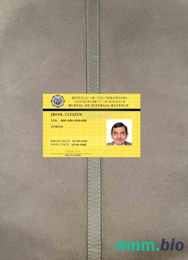 Filipiny biuro podatkowe (Bureau of Internal Revenue) – wygląd fotograficzny, wygląd skanu + realistyczny obraz, 2 w 1
